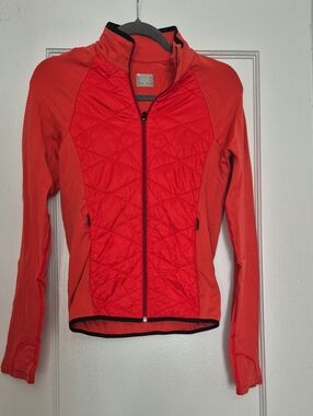 Athleta Flurry Force Insulated PrimaLoft Jacket In Matador Red